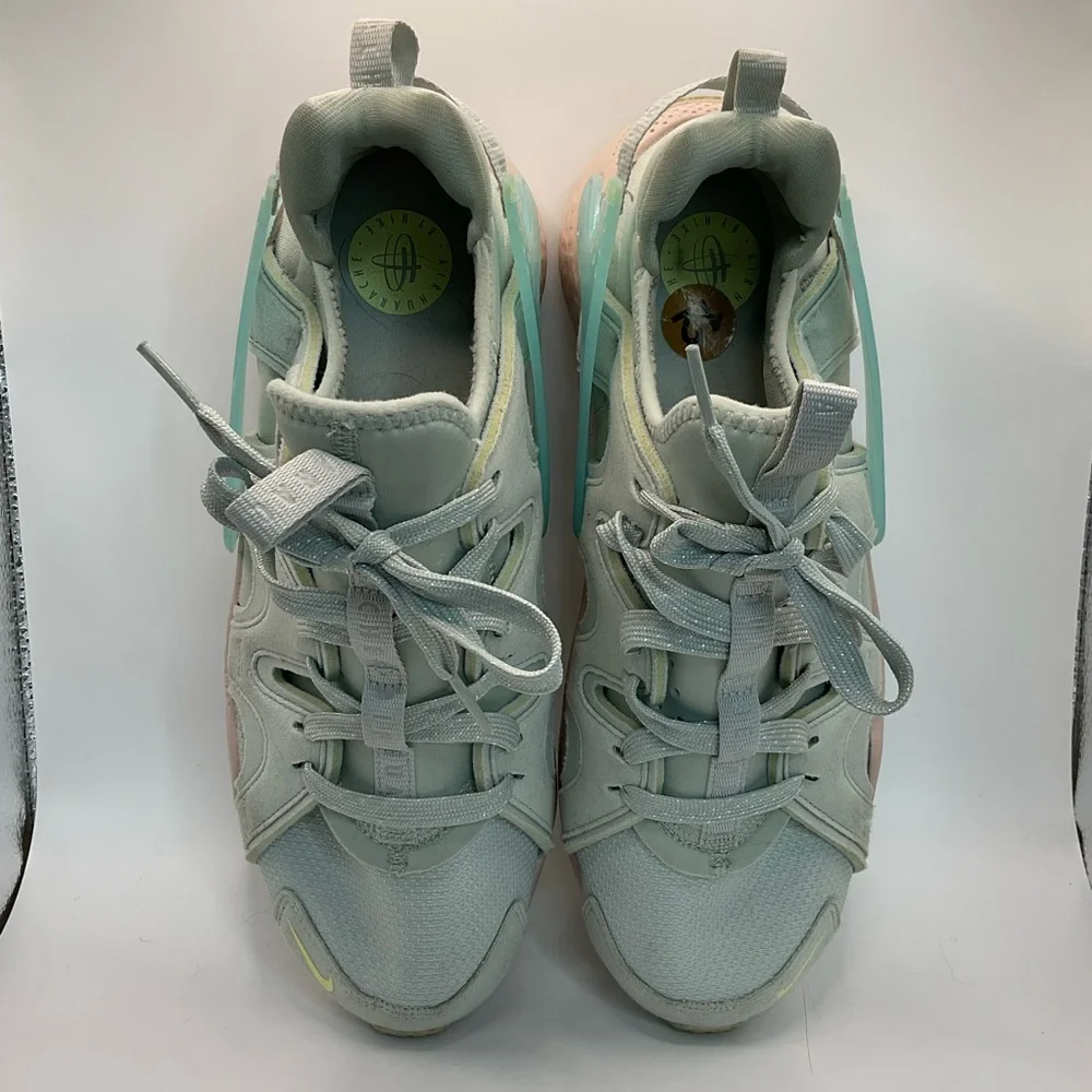 NIKE AIR HUARACHE CRAFT SHOE CASUAL LIGHT SILVER/OCEAN BLISS/PINK SZ 12
